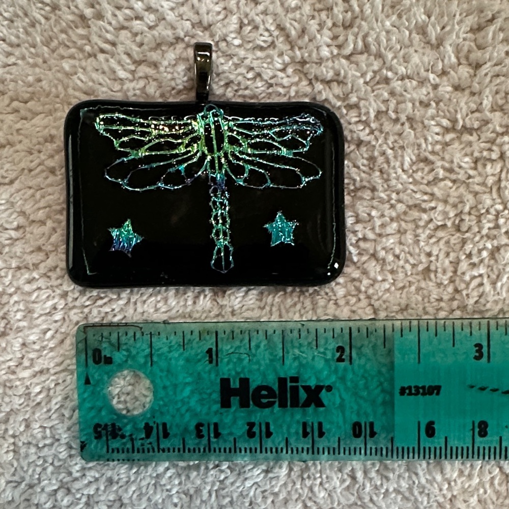 Black Dragonfly Pendant